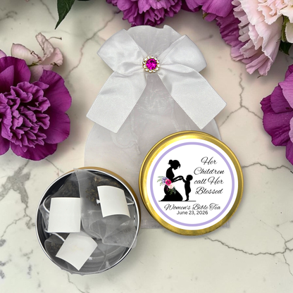 Blessed Woman Prayer Circle Bible Tea Party Favors (Set of 10)