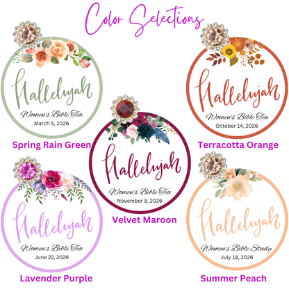 Hallelujah Scripture Tea Favors for Women’s Ministry, Prayer Breakfast (Set of 10)