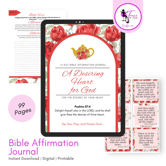 A Desiring Heart For God Bible Reflection Journal (Digital Download)