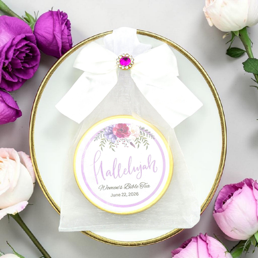 Hallelujah Scripture Tea Favors for Women’s Ministry, Prayer Breakfast (Set of 10)