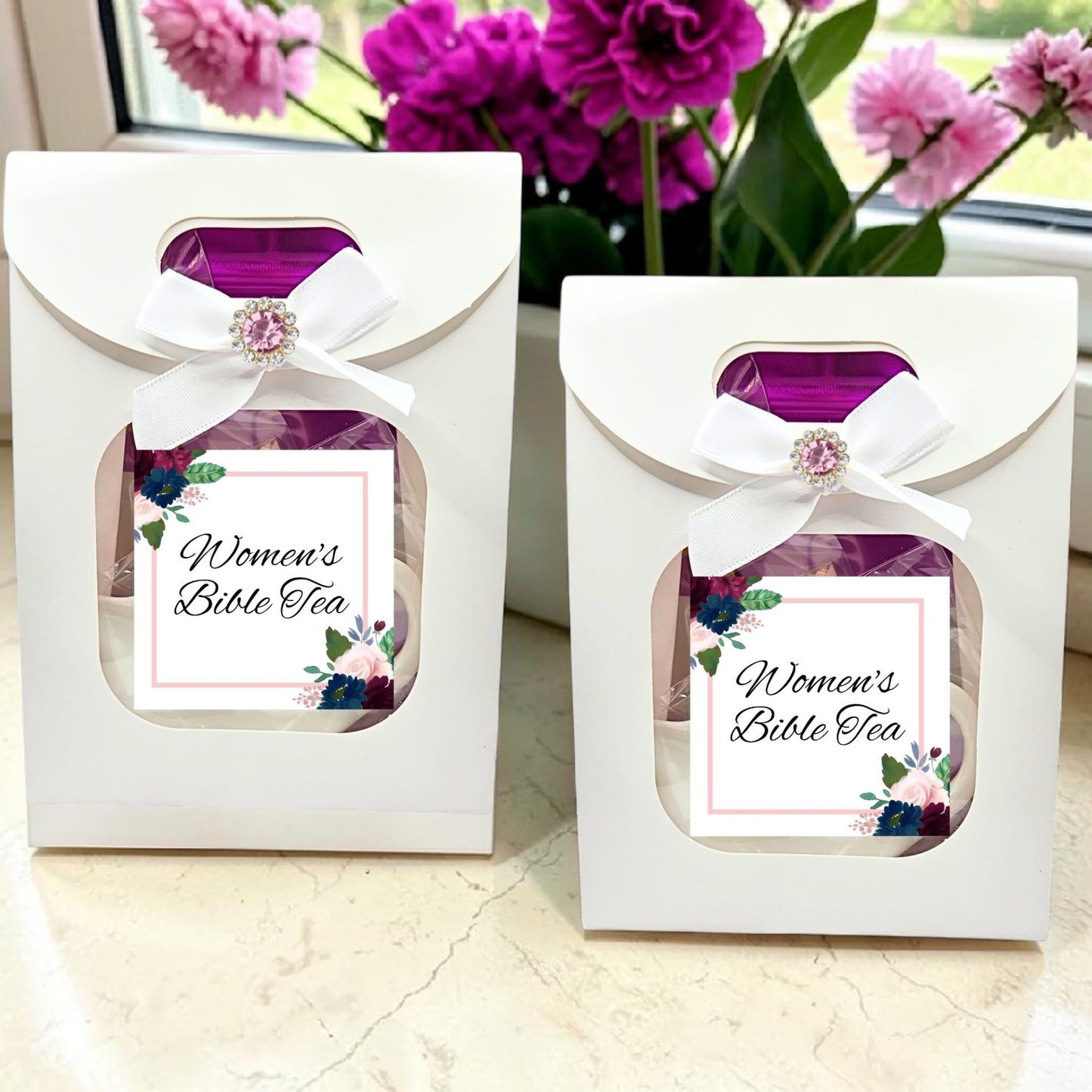 Custom Prayer Breakfast Gifts for Women's Ministry in Navy (Set of 5)
