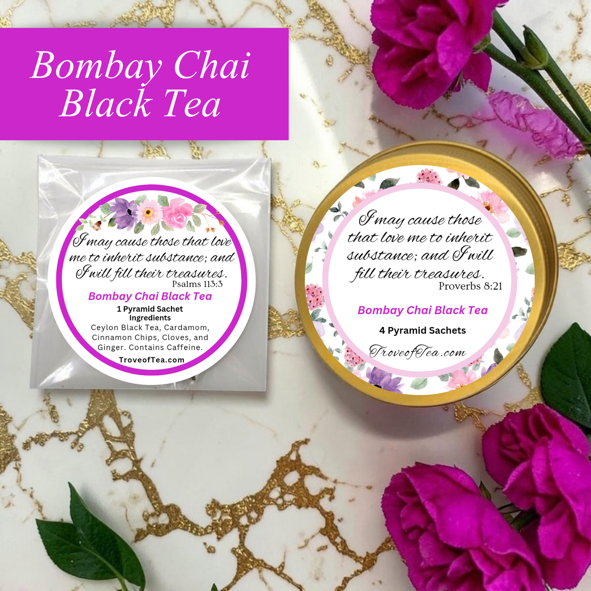 Bombay Chai Black Tea Samples